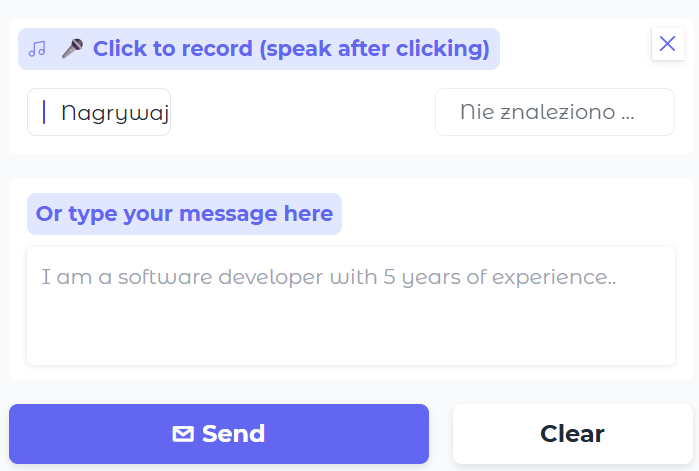 cv assistant view of the app part 2